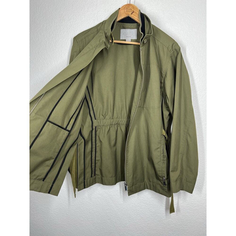 Grey Jason Wu Utility Anorak Jacket Size 8 Olive … - image 4